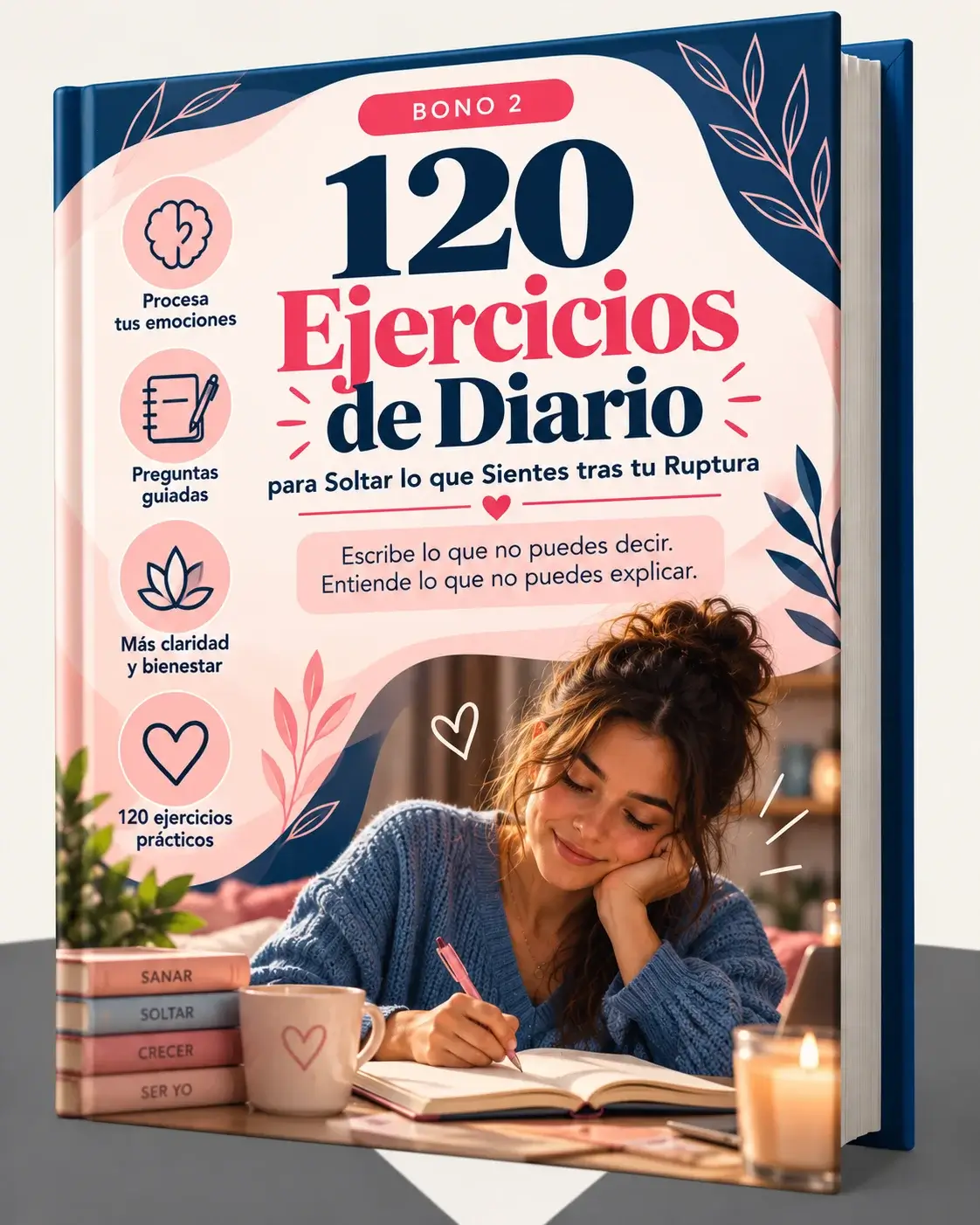 Bono 2: 120 Ejercicios de Diario para soltar lo que sientes